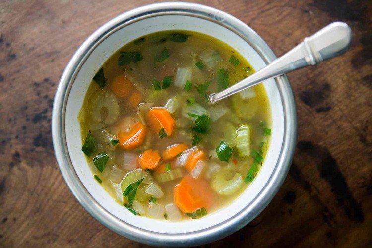 Chicken Broth with Celery