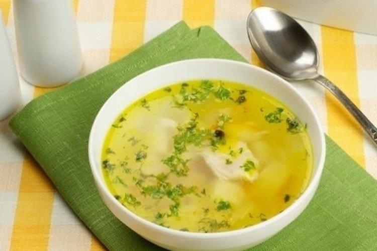 Chicken Broth with Potatoes