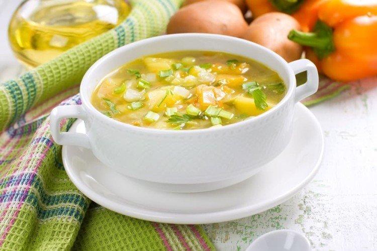 Vegetable Soup with Zucchini Dumplings
