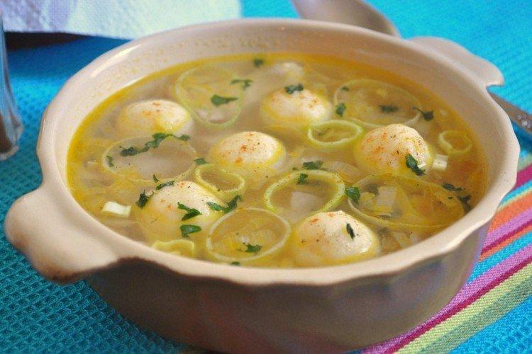 Semolina Dumpling Soup