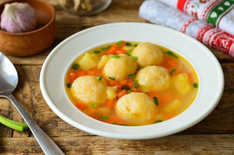 Cheese Dumpling Soup