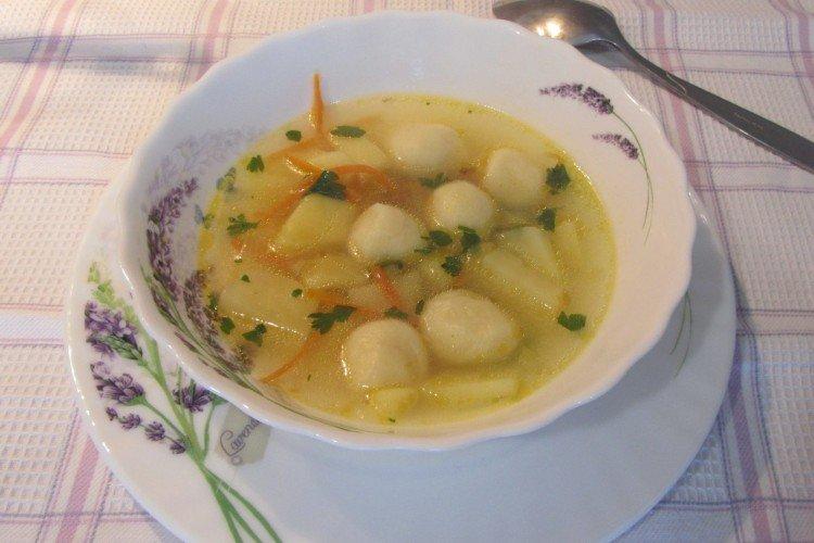 Choux Pastry Dumpling Soup