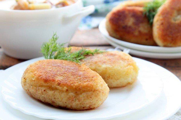 Kartoffel-Zrazy mit Fischkonserven
