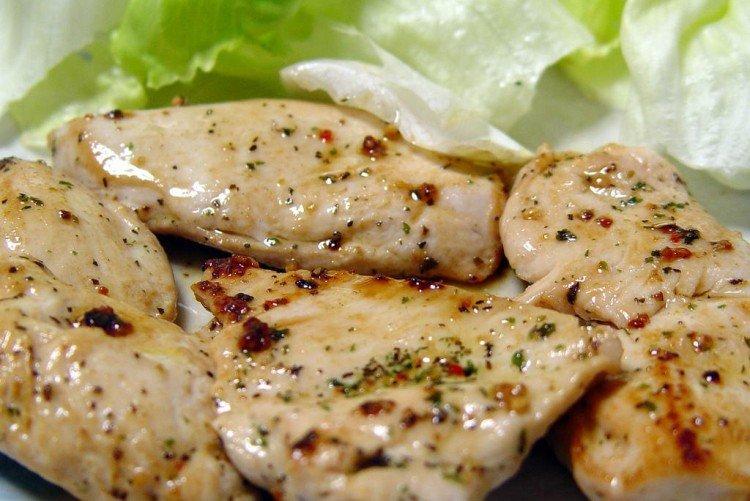 Hähnchenbrust in Mayonnaise