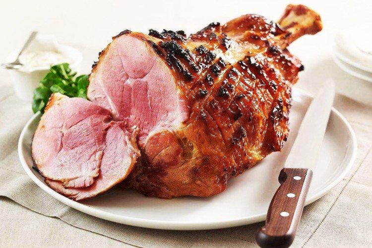 Bone-in Pork Ham in the Oven