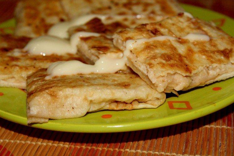 Lavash Pies with Banana and Condensed Milk