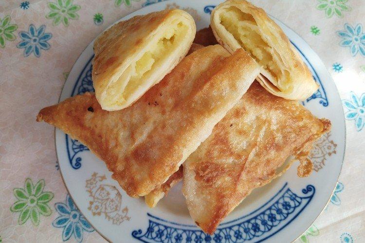 Lavash Pies with Potatoes in Batter