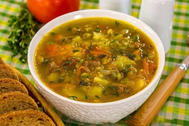 Mung Bean and Zucchini Soup