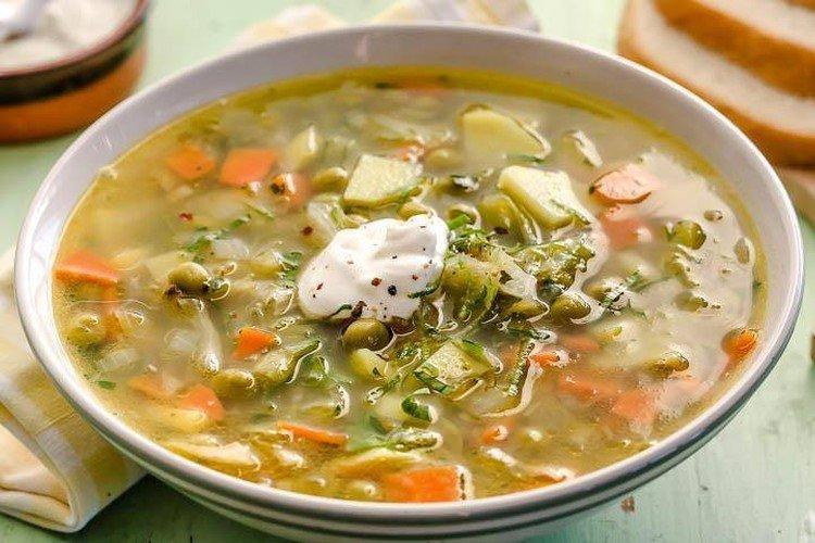 Mung Bean Soup with Vegetables