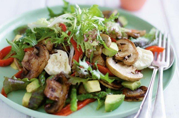 Avocado-Pilz-Salat