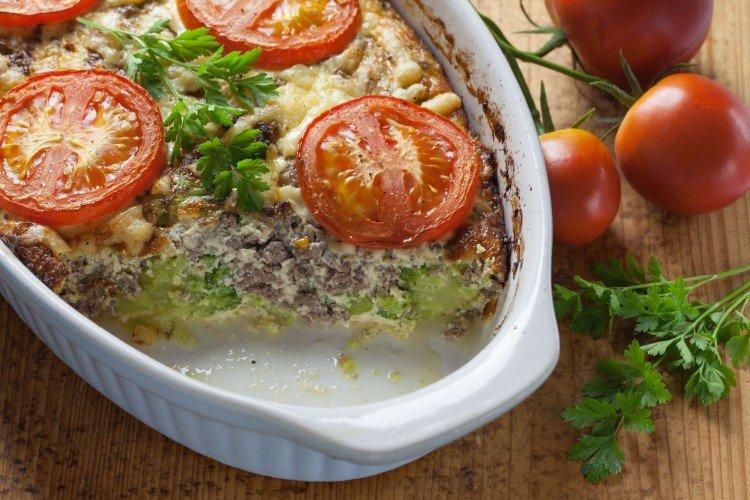 Brokkoli mit Hackfleisch