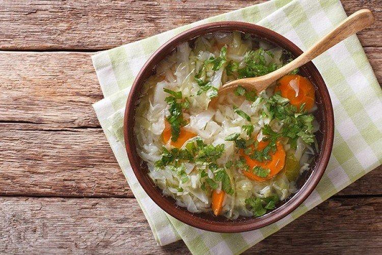 Shchi (Cabbage Soup) with Napa Cabbage