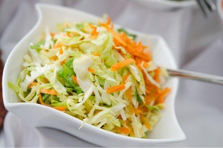 Salad with Napa Cabbage and Carrots