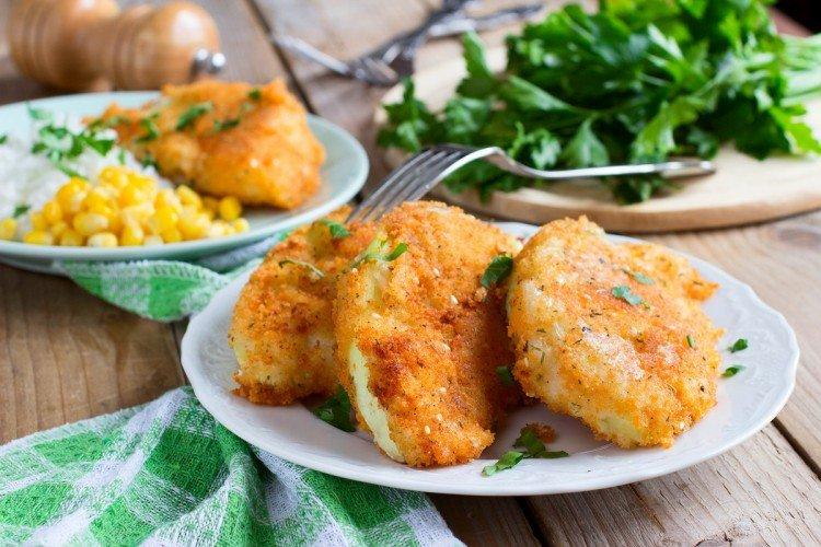 Hamburguesas de col rebozadas