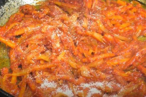 Borsch con chucrut según GOST