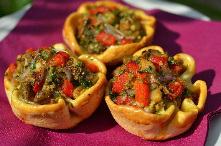 Relleno de berenjenas para tartaletas