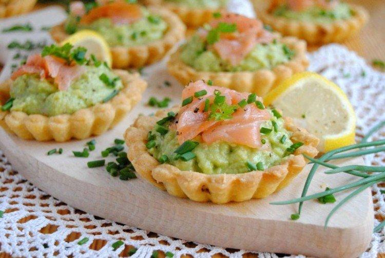 Relleno de salmón y aguacate