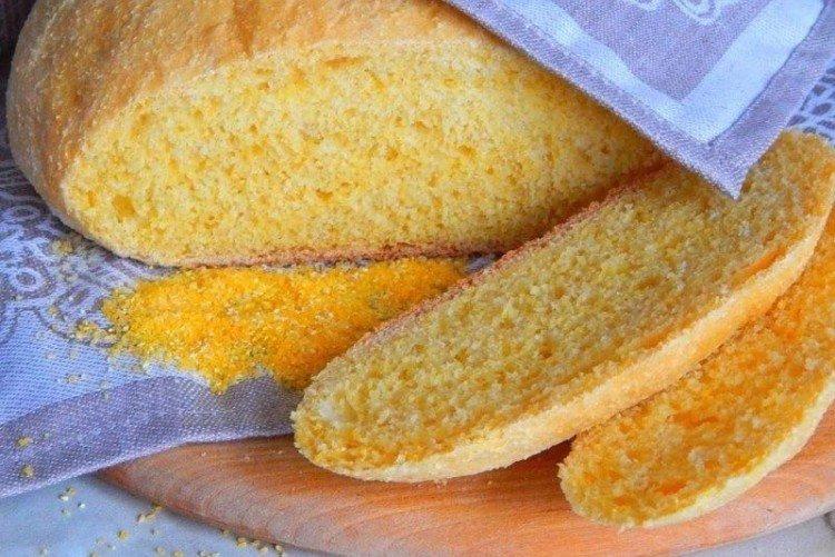 Homemade Corn Flour Bread