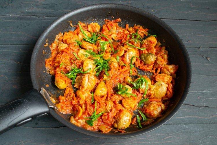 Brussels Sprouts with Vegetables