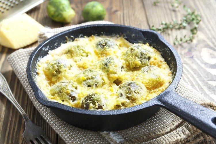 Brussels Sprouts with Cheese