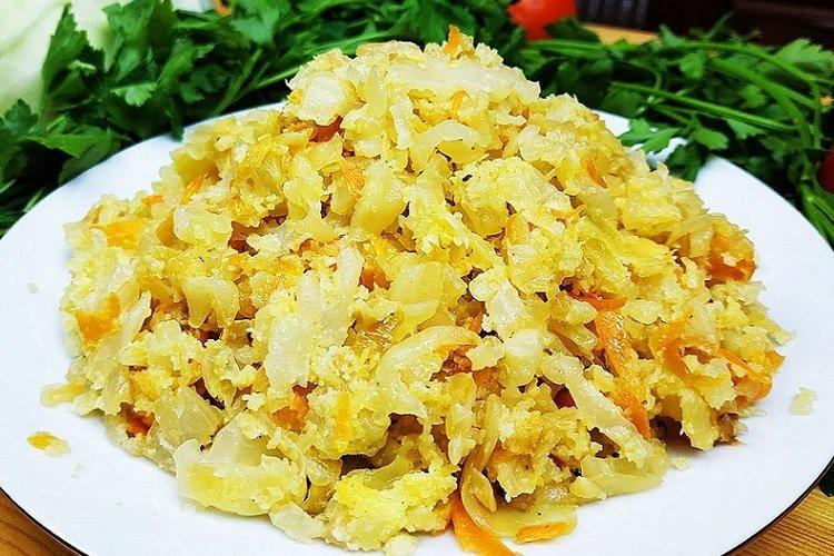 Braised Cabbage with Eggs