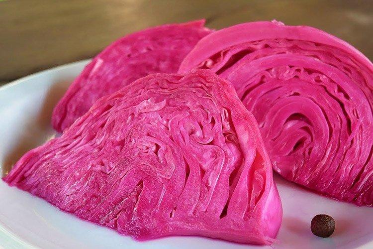 Korean Cabbage with Beets