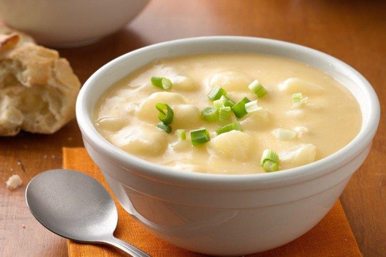 Sopa de leche con patatas