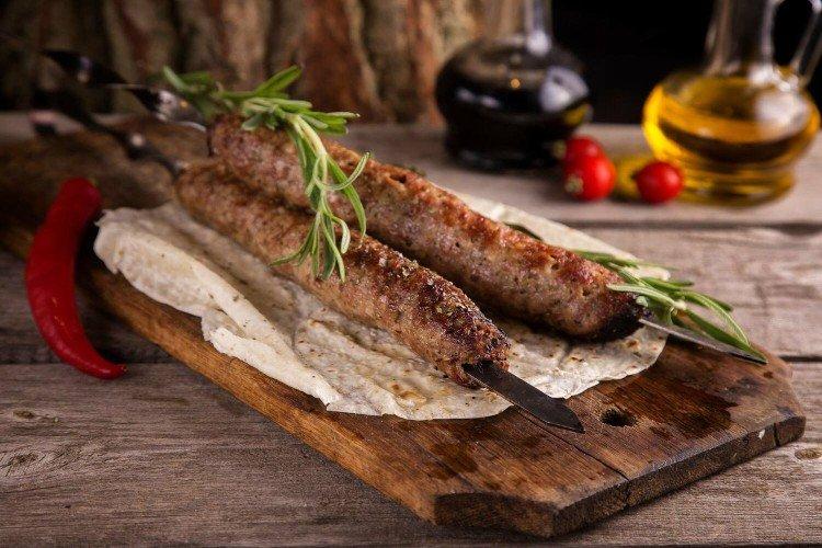 Pork Lyulya-Kebab with Paprika