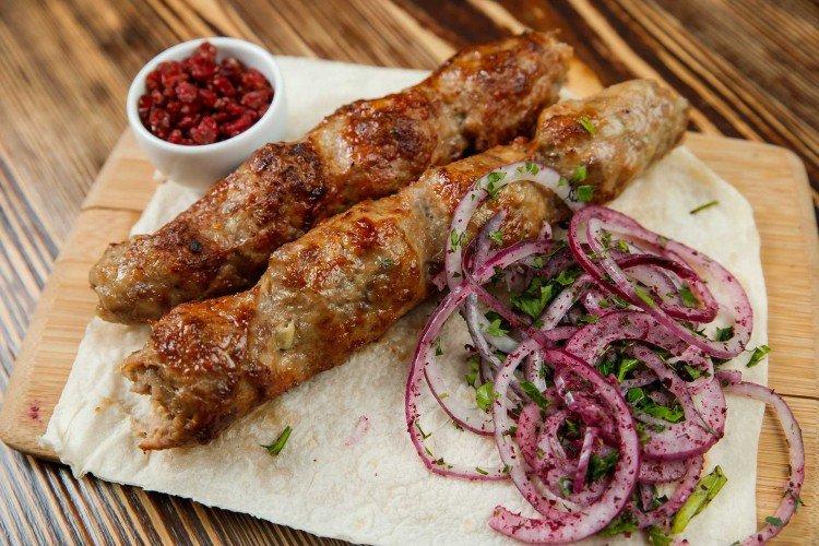 Beef Lyulya-Kebab with Herbs