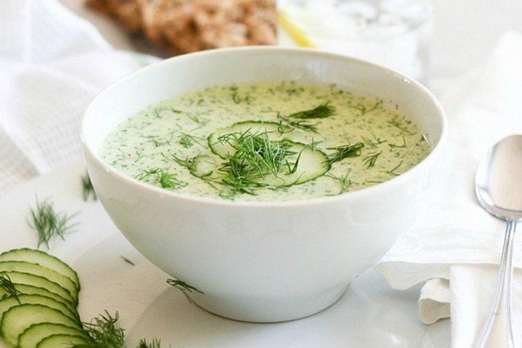 Sopa fría de pepino