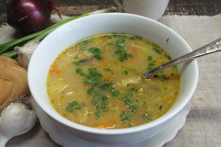 Sopa de patata con mijo