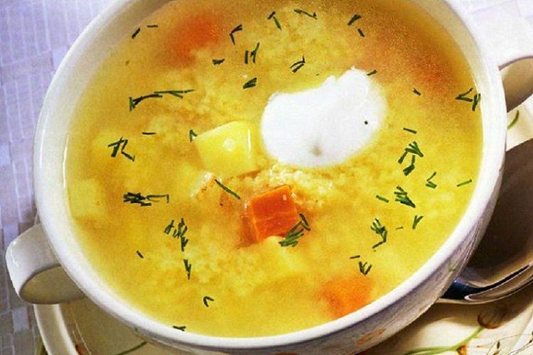 Millet Soup with Egg