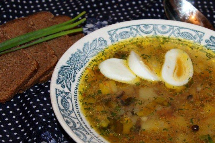 Buckwheat Soup with Egg