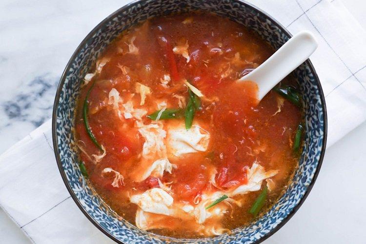 Tomato Soup with Egg