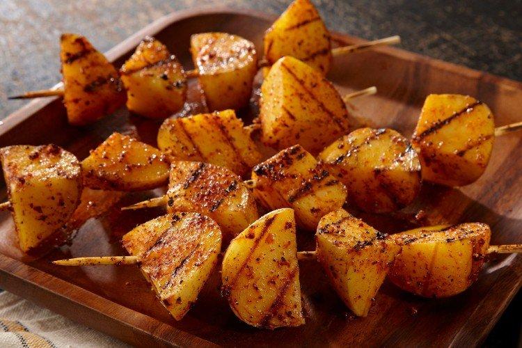Patatas con chile y salsa de soja
