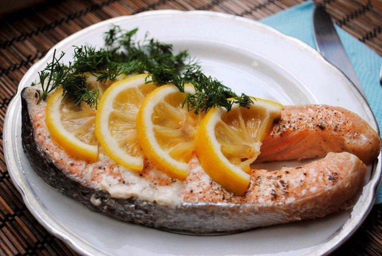 Filetes de trucha con limón