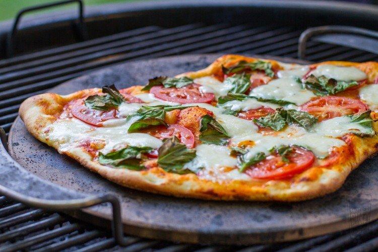 Pizza a la parrilla