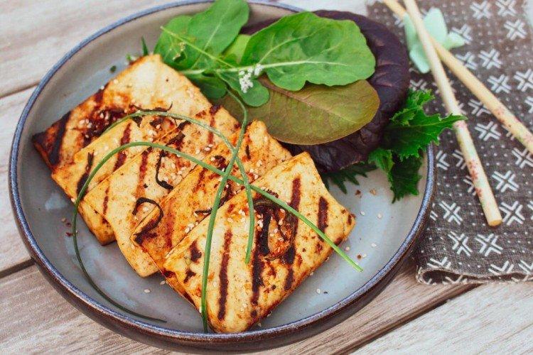 Tofu con miel