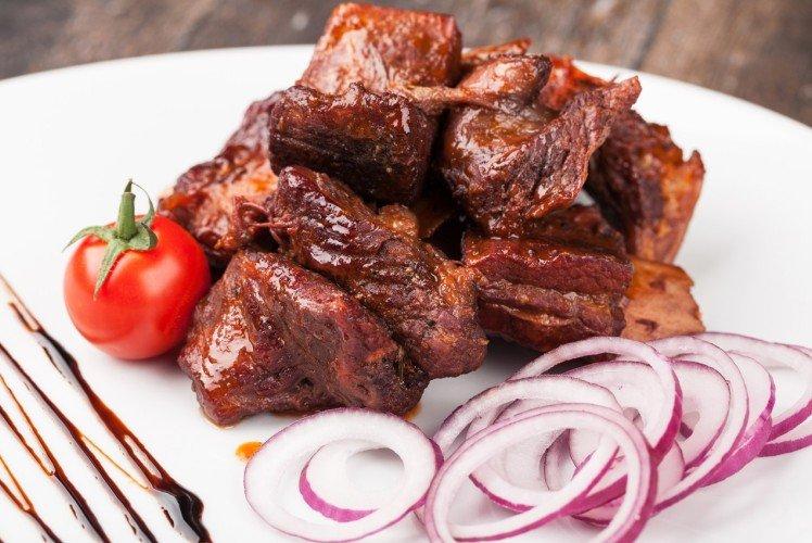 Carne de res en salsa de soja