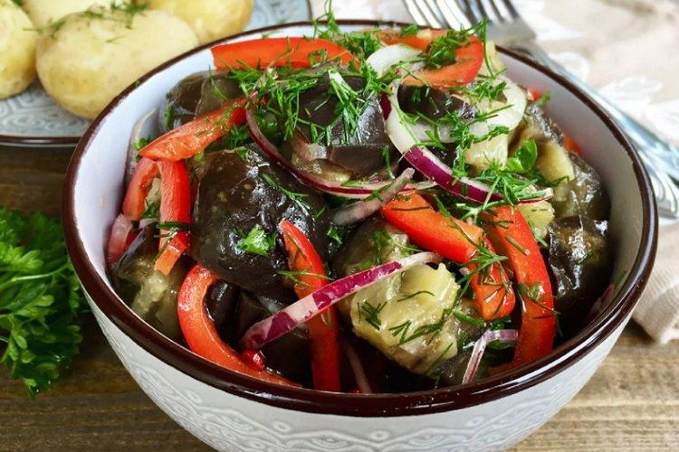 Korean Eggplant with Onion