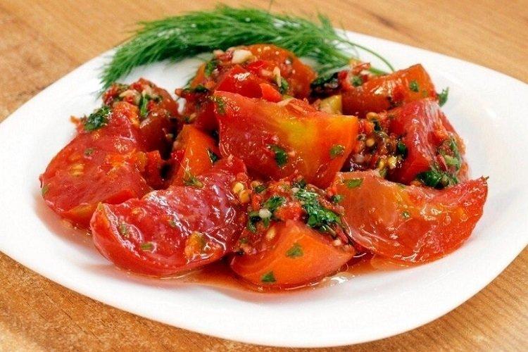 Spicy Korean Tomato Salad