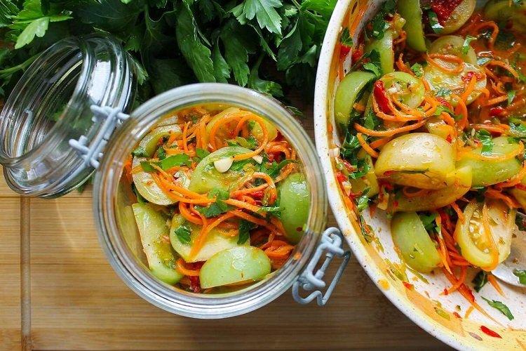 Korean Green Tomatoes