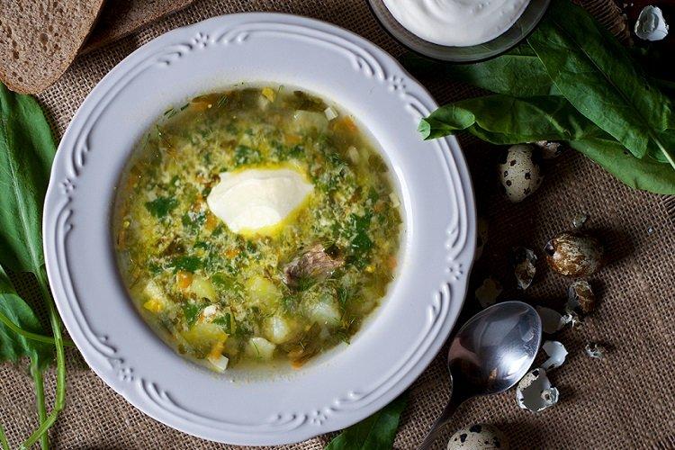 Spinach and Egg Drop Soup