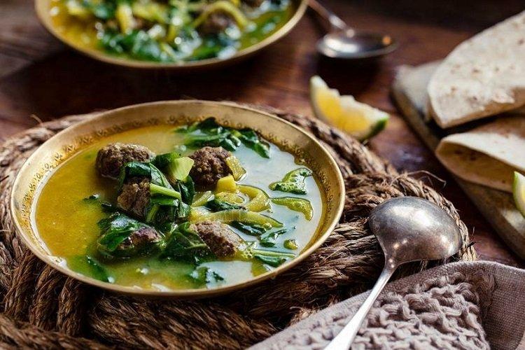 Beef and Spinach Soup
