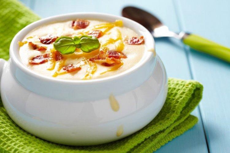 Crema de pera con parmesano