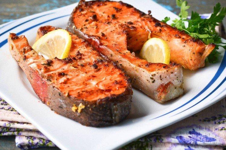 Forelle in Honigmarinade vom Grill