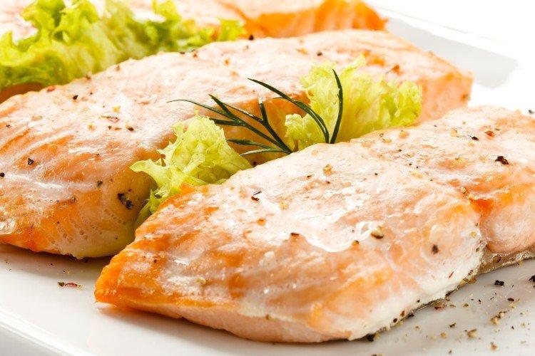 Forelle in Sahne vom Grill