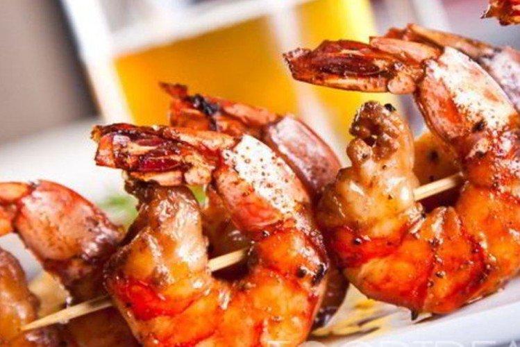 Shrimp in Honey-Mustard Marinade
