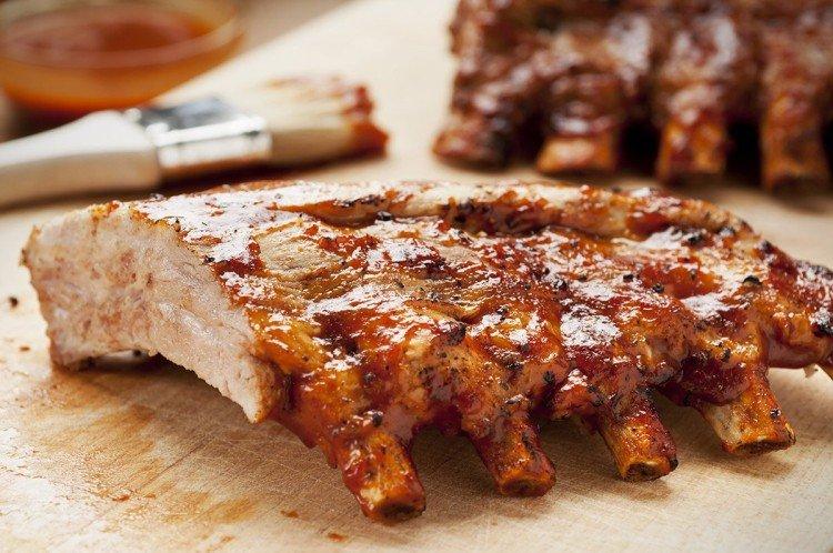 Costillas de cerdo a la parrilla