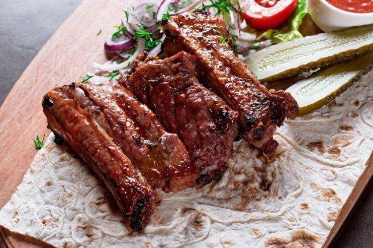Costillas de cerdo con salsa de soja